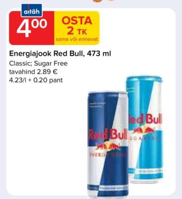 Energiajook Red Bull, 473 ml