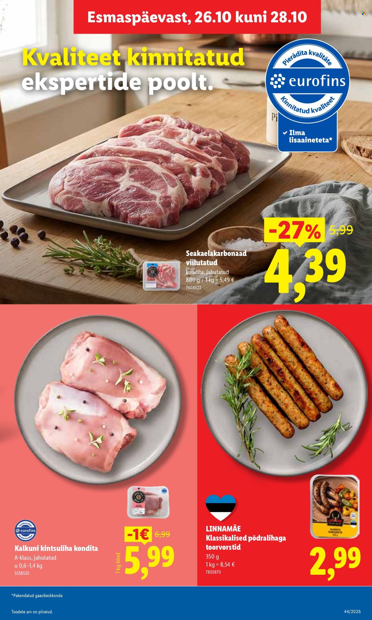 Lidl kliendileht - 26.10.2026 - 01.11.2026. Lehekülg 7
