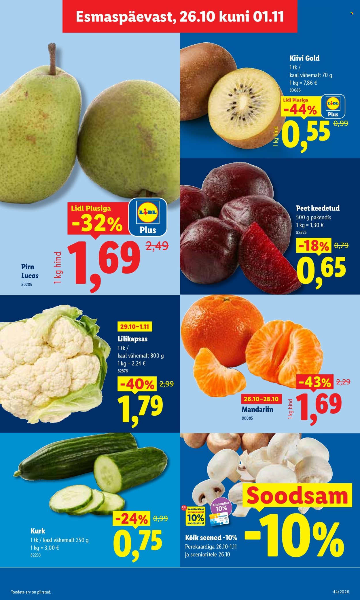 Lidl kliendileht - 26.10.2026 - 01.11.2026. Lehekülg 9