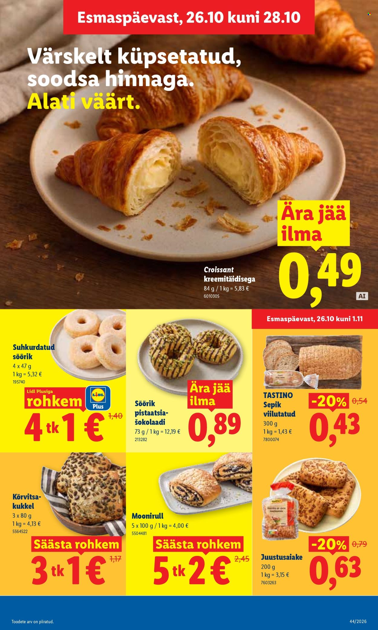 Lidl kliendileht - 26.10.2026 - 01.11.2026. Lehekülg 12