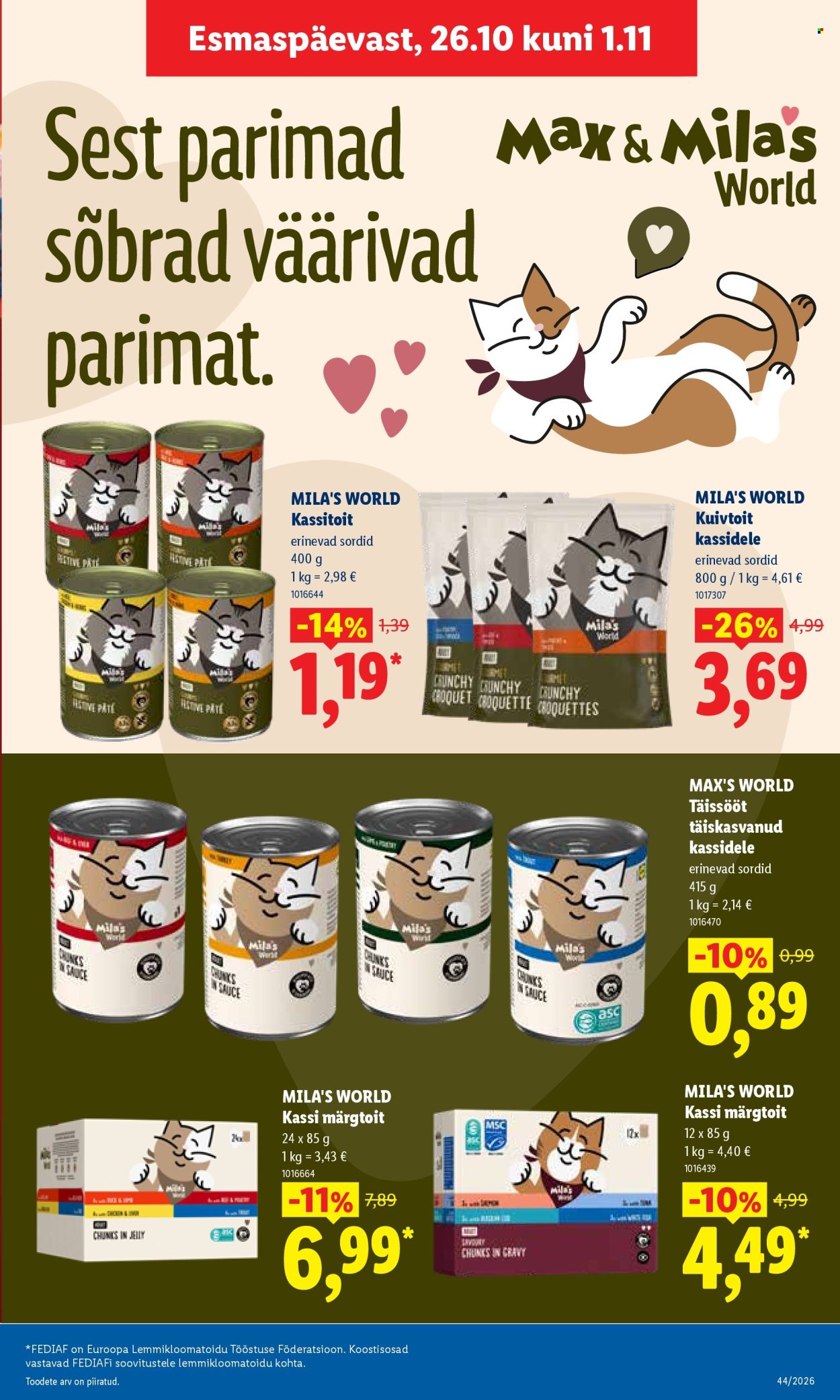 Lidl kliendileht - 26.10.2026 - 01.11.2026. Lehekülg 13
