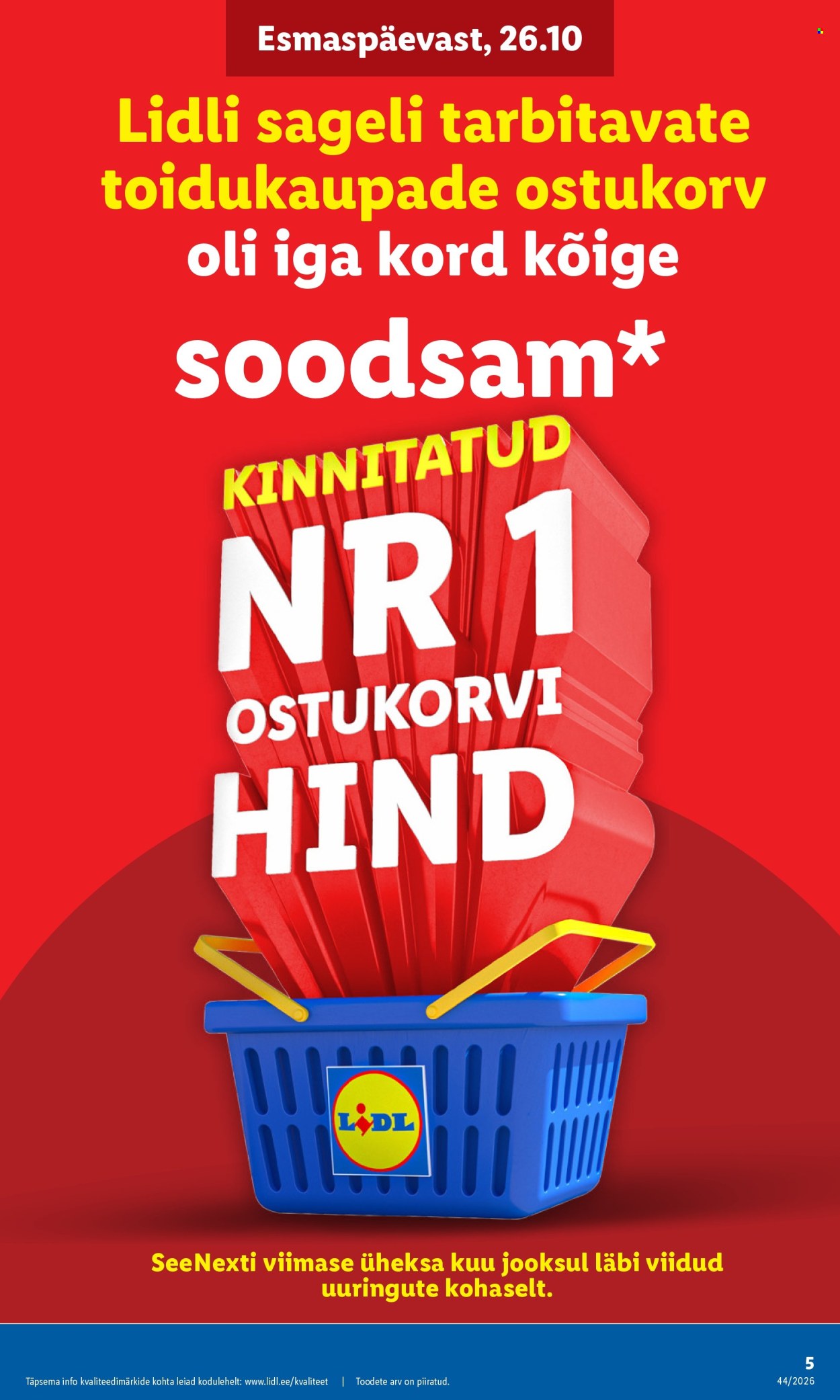 Lidl kliendileht - 26.10.2026 - 01.11.2026. Lehekülg 5