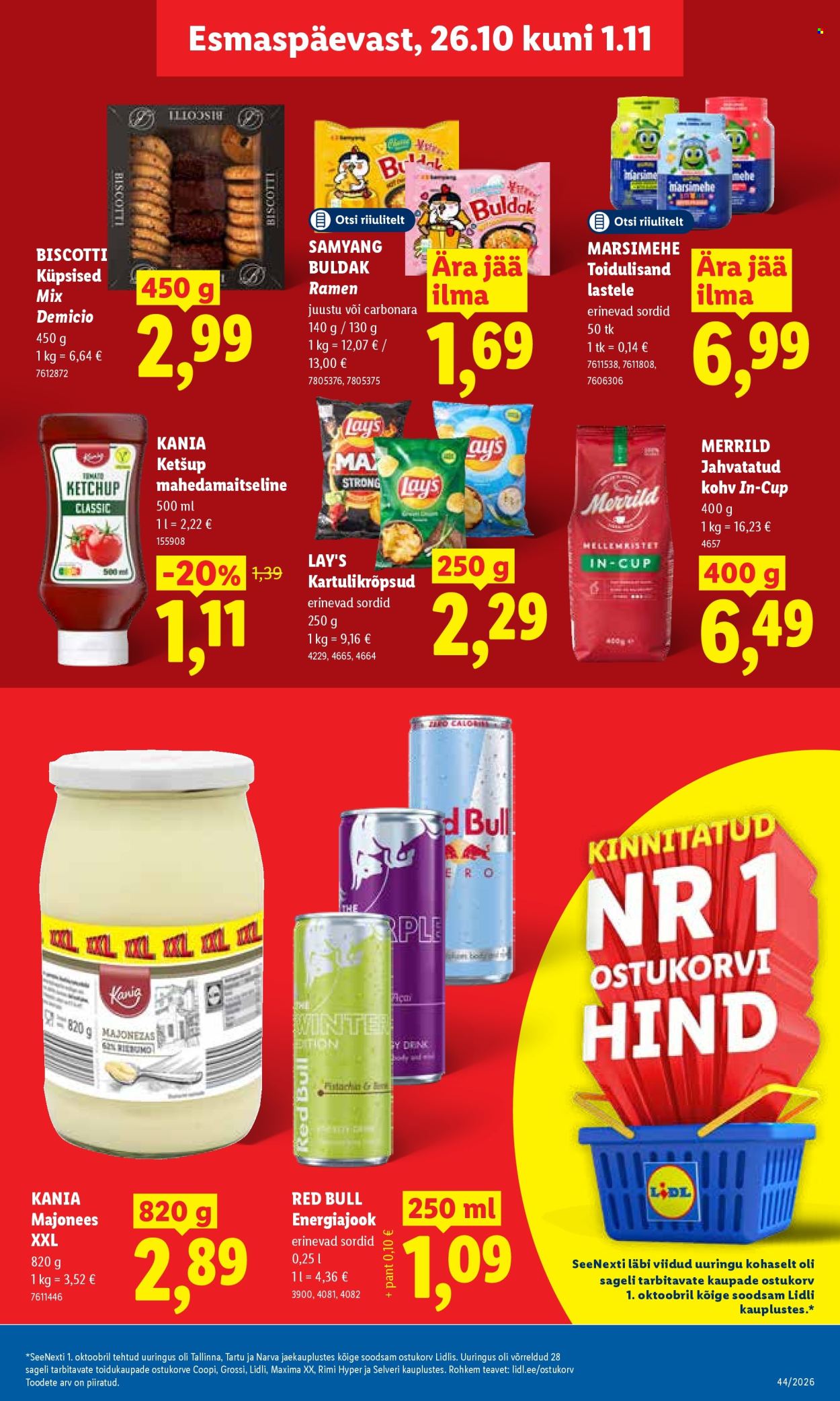 Lidl kliendileht - 26.10.2026 - 01.11.2026. Lehekülg 19