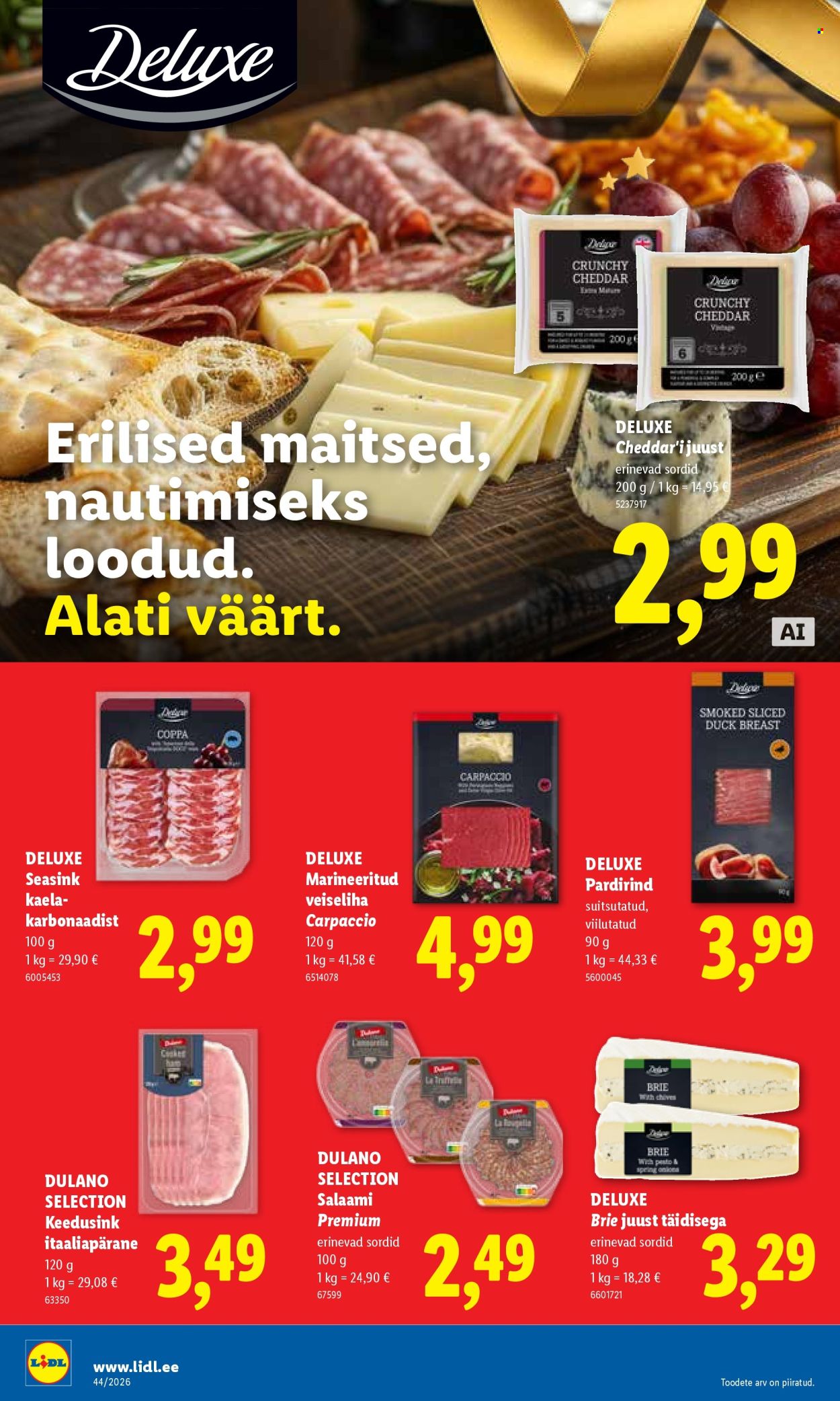 Lidl kliendileht - 26.10.2026 - 01.11.2026. Lehekülg 20
