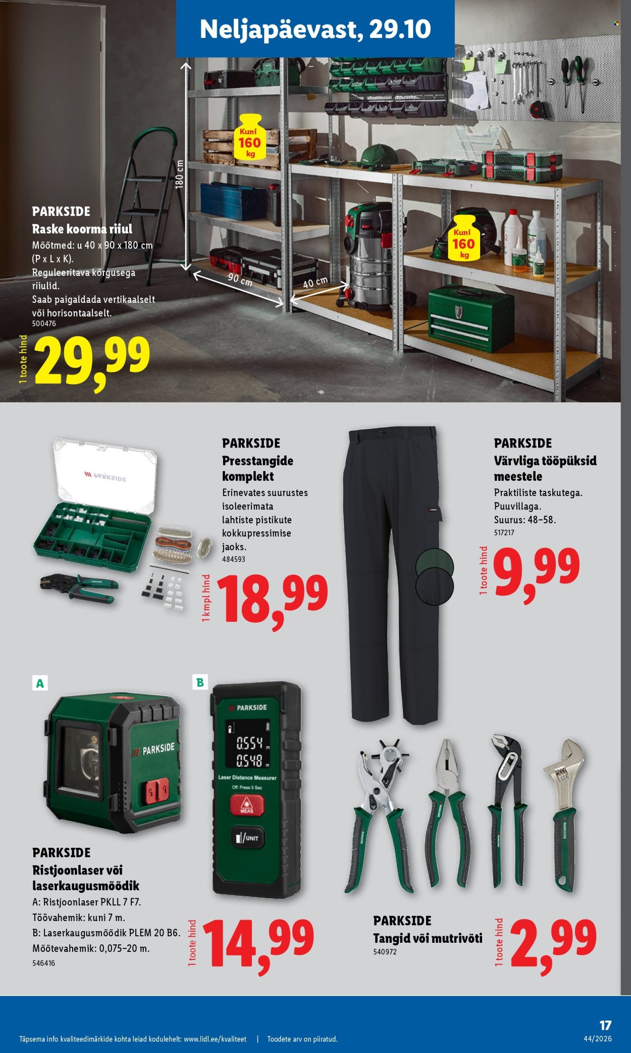 Lidl kliendileht - 26.10.2026 - 01.11.2026. Lehekülg 17