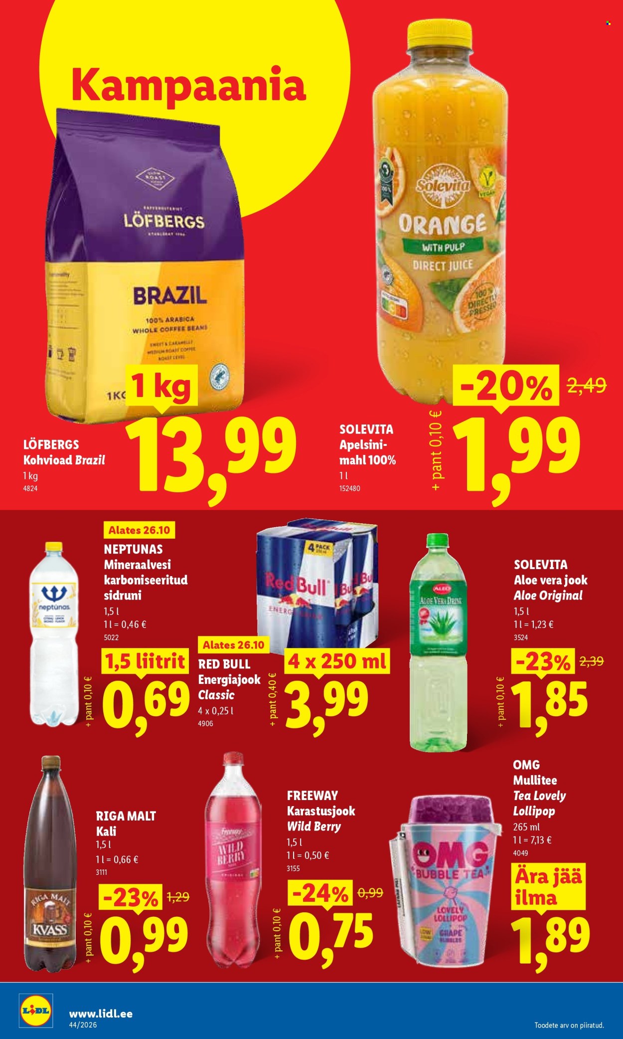 Lidl kliendileht - 26.10.2026 - 01.11.2026. Lehekülg 30
