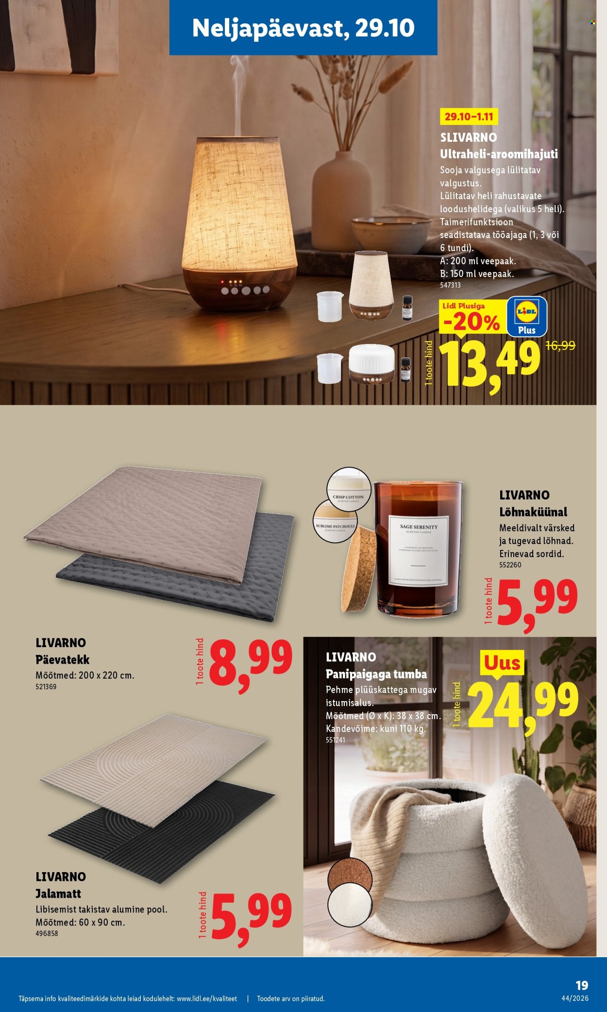 Lidl kliendileht - 26.10.2026 - 01.11.2026. Lehekülg 19