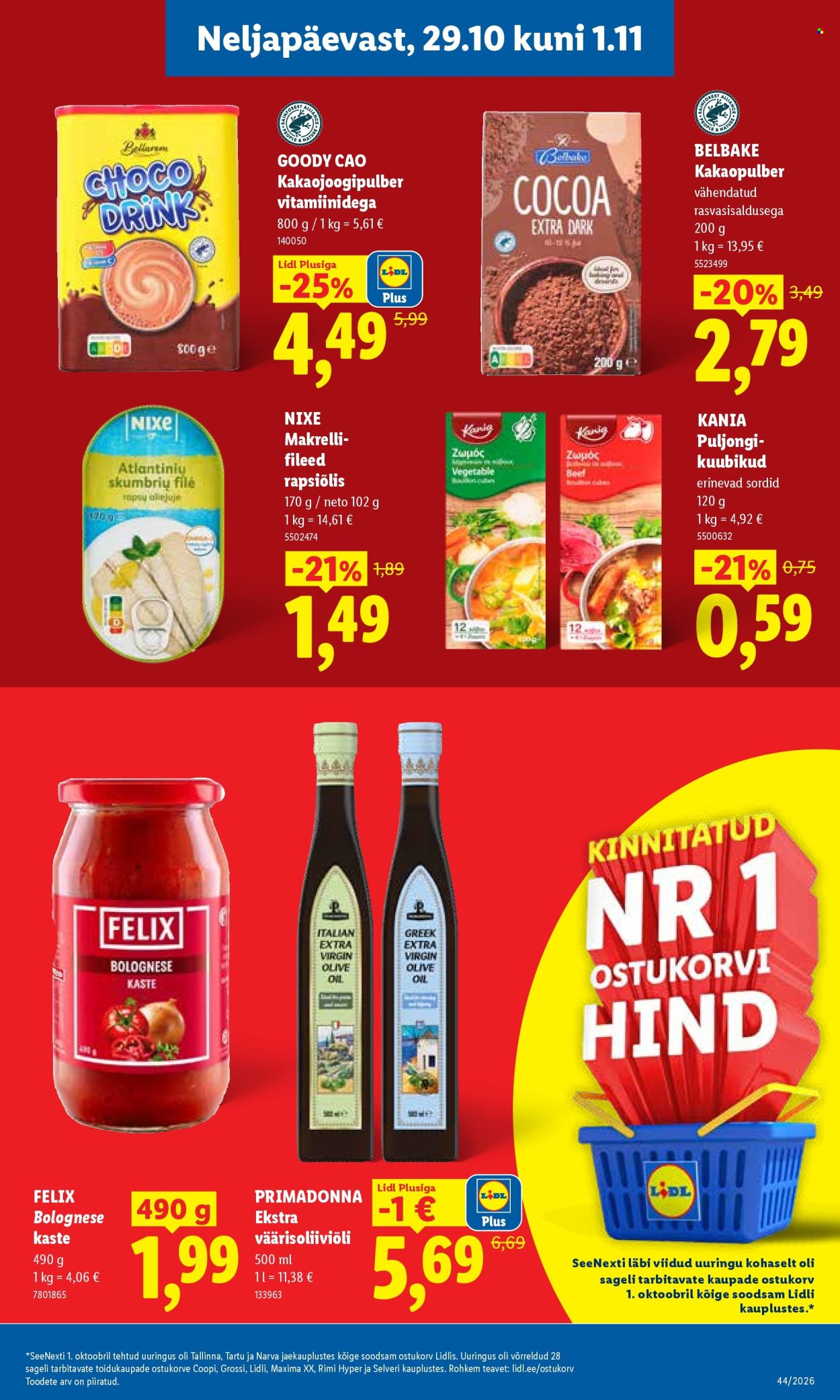 Lidl kliendileht - 26.10.2026 - 01.11.2026. Lehekülg 31