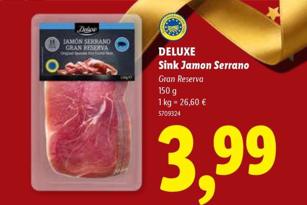 DELUXE Sink Jamon Serrano